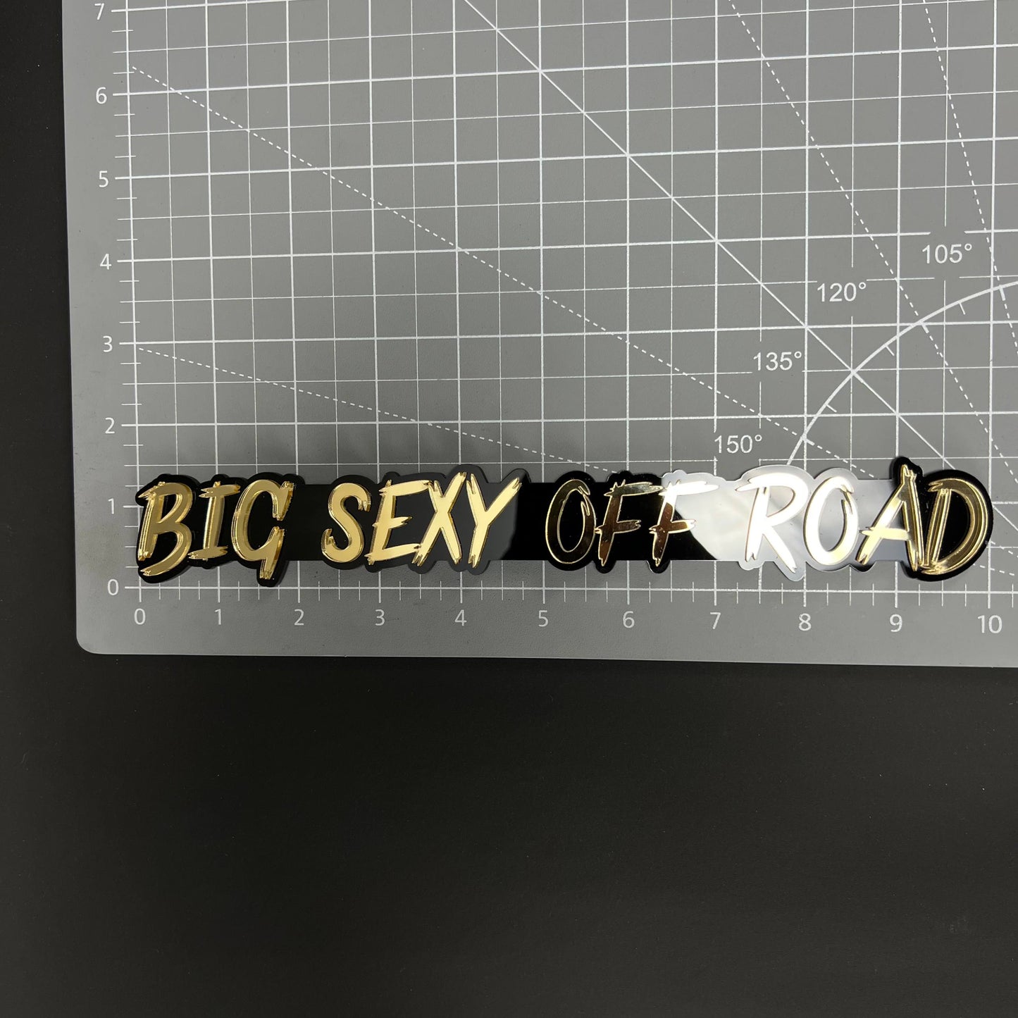 1PC BIG SEXY OFF ROAD 3D Acrylic Badge - Car Truck Emblem Fender Sticker