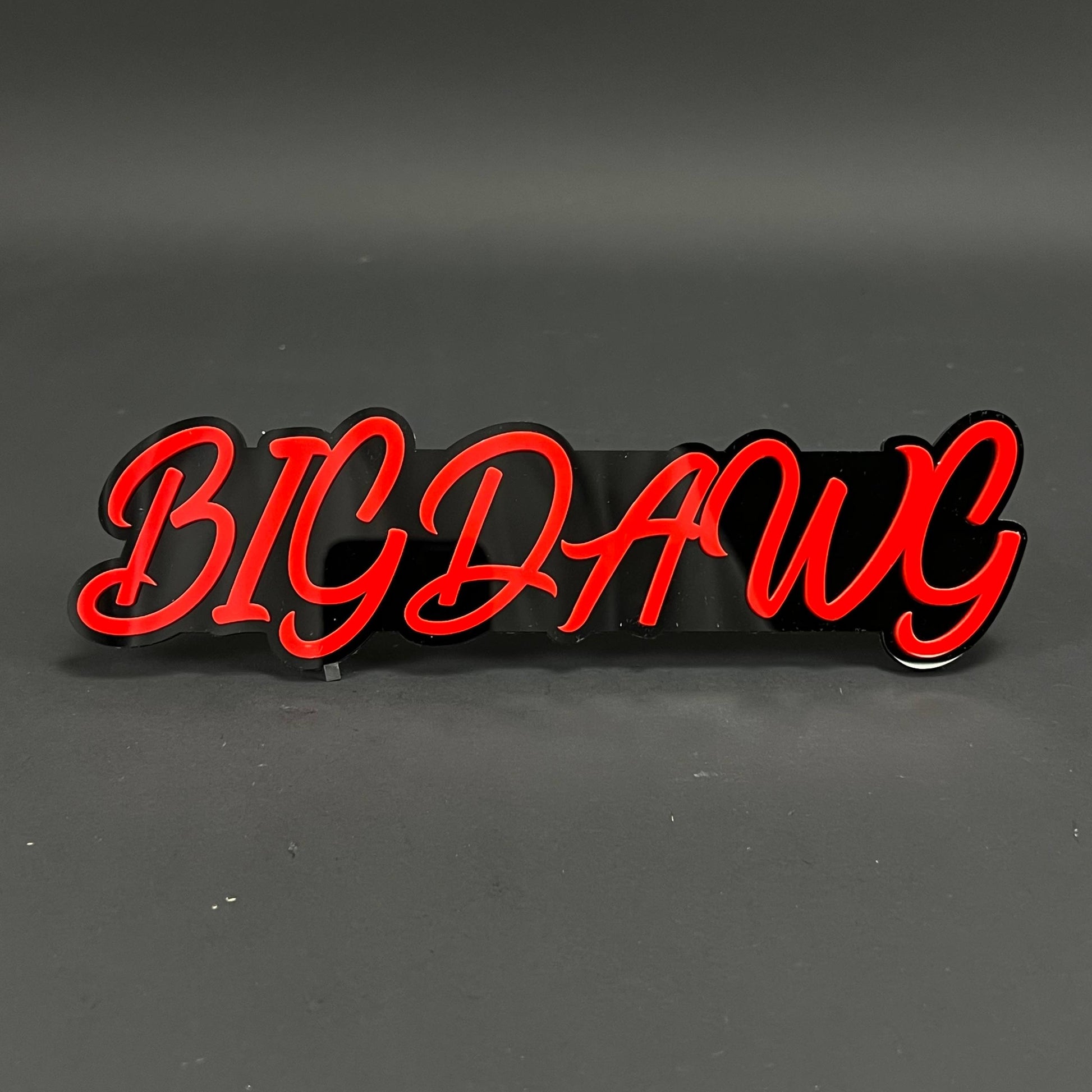 1PC BIGDAWG 3D Acrylic Badge - Car Truck Emblem Fender Tailgate Trunk Sticker