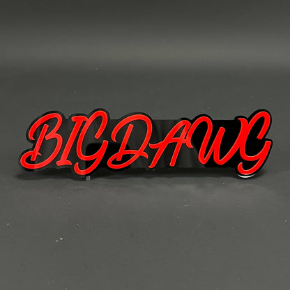 1PC BIGDAWG 3D Acrylic Badge - Car Truck Emblem Fender Tailgate Trunk Sticker