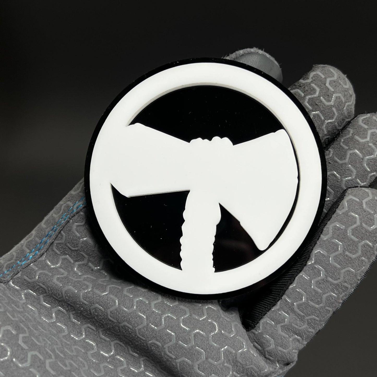 1PC Tomahawk Axe 3D Acrylic Badge - Car Truck Emblem Fender Sticker