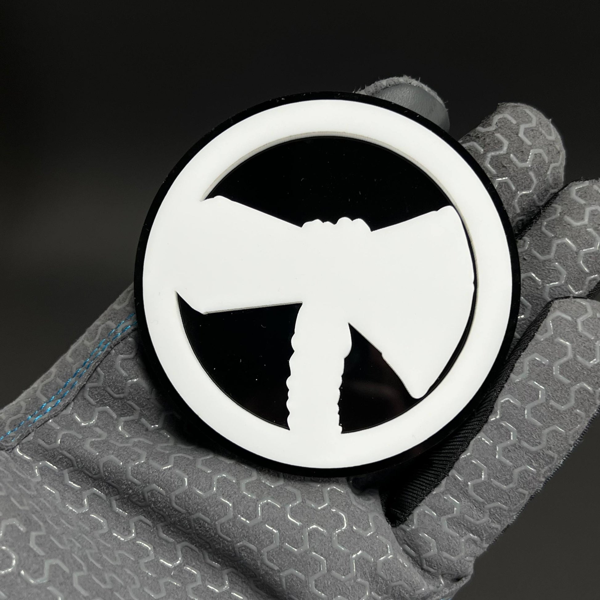 1PC Tomahawk Axe 3D Acrylic Badge - Car Truck Emblem Fender Sticker