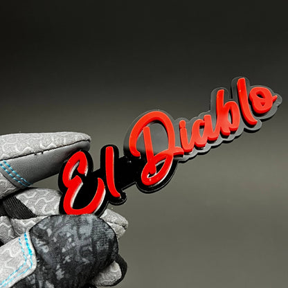 1PC El Diablo 3D Acrylic Badge - Car Truck Emblem Fender Tailgate Trunk Sticker