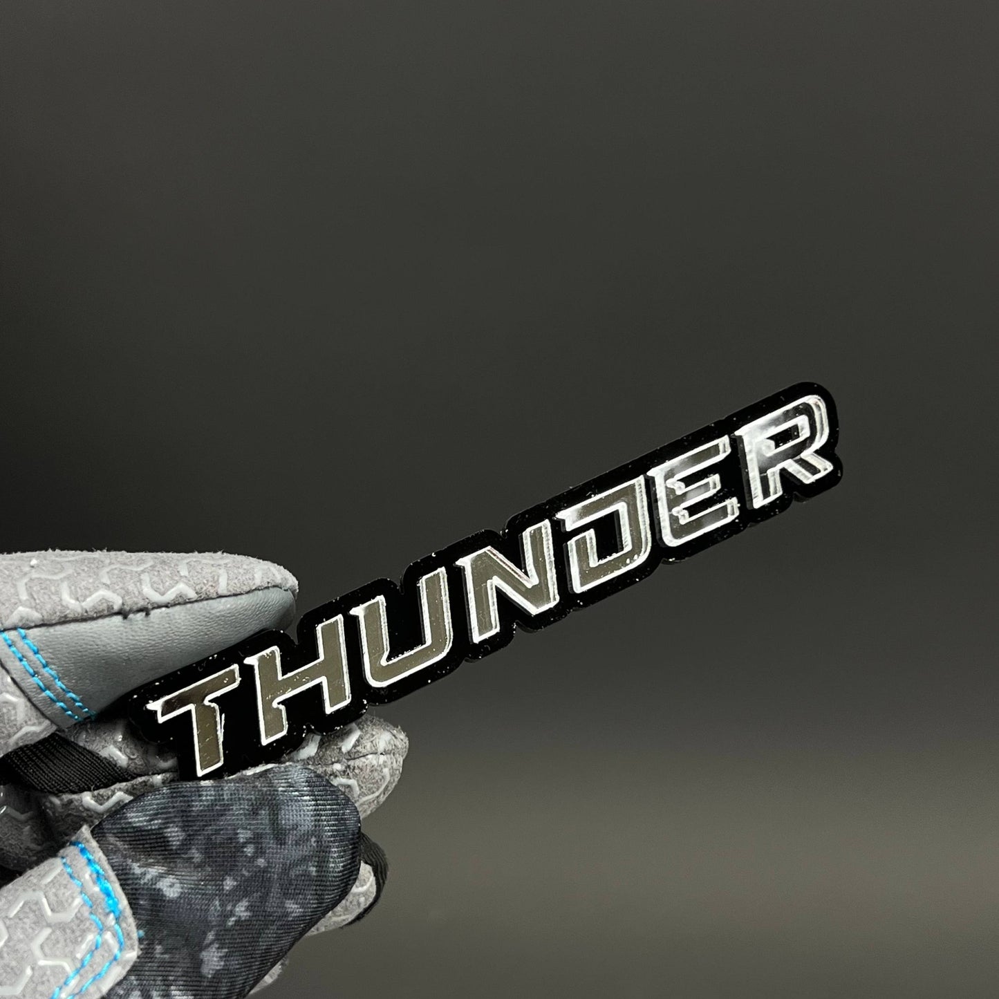 1PC THUNDER 3D Acrylic Badge - Car Truck Emblem Fender Tailgate Trunk Sticker