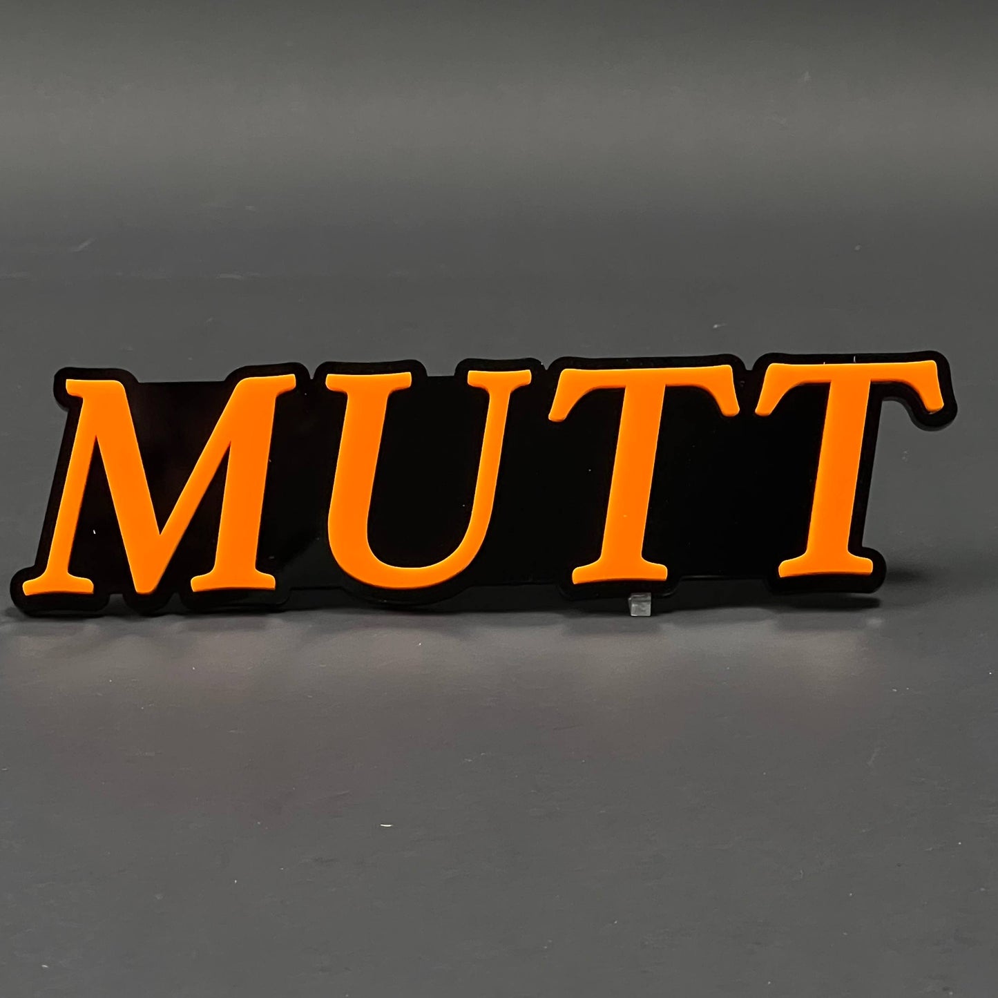 1PC MUTT 3D Acrylic Badge - Car Truck Emblem Fender Tailgate Trunk Sticker