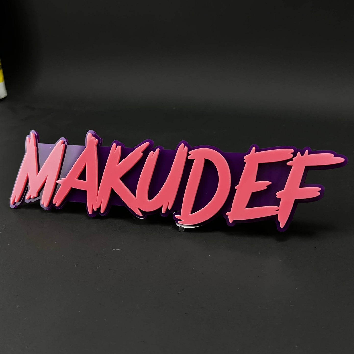 1PC MAKUDEF 3D Acrylic Badge - Car Truck Emblem Fender Tailgate Trunk Sticker