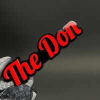 1PC The Don 3D Acrylic Badge - Car Truck Emblem Fender Tailgate Trunk Sticker