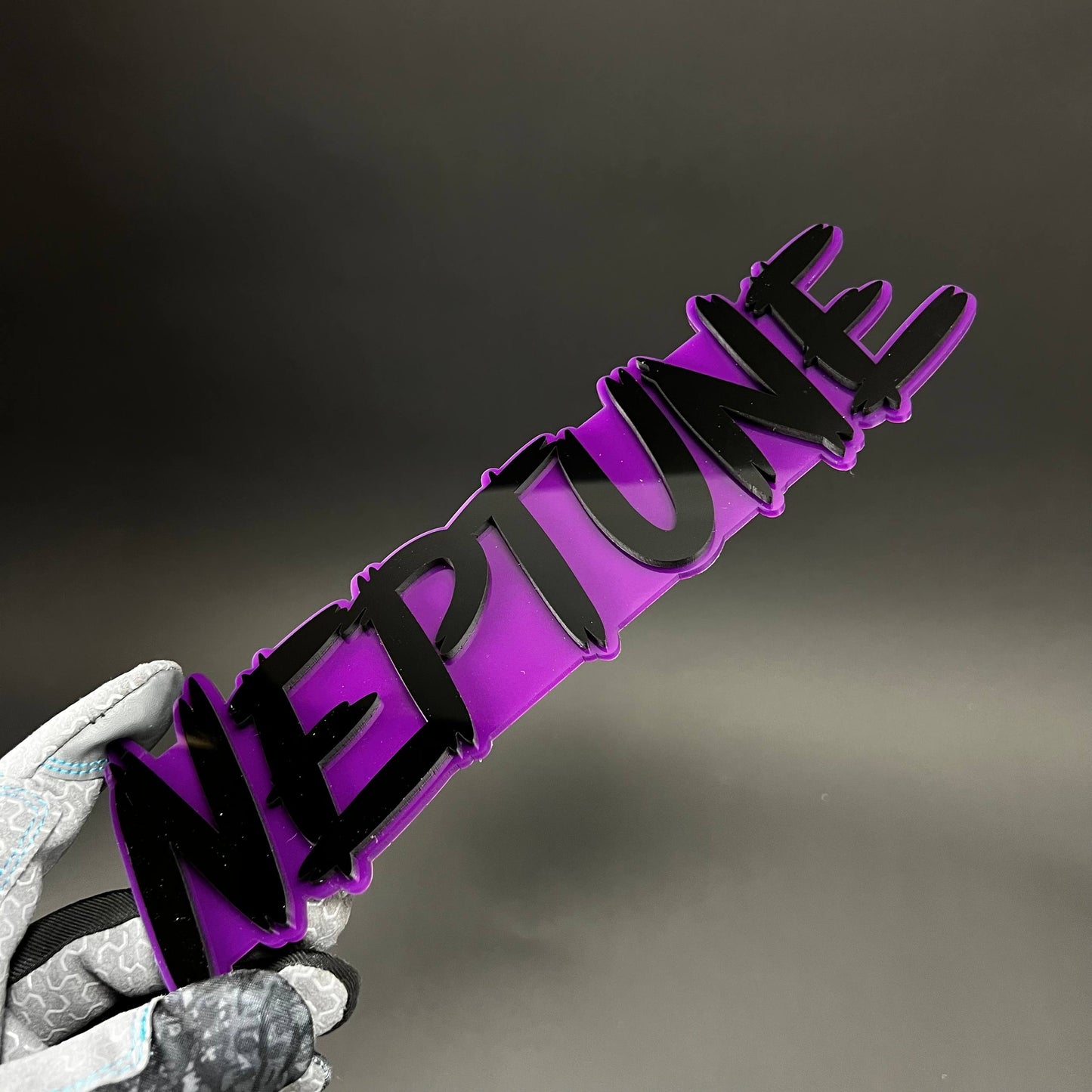 1PC NEPTUNE 3D Acrylic Badge - Car Truck Emblem Fender Tailgate Trunk Sticker