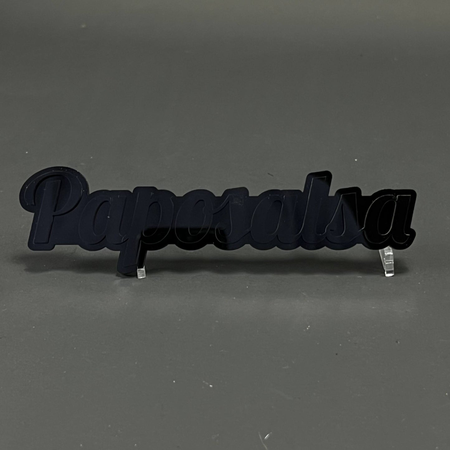 1PC Paposalsa 3D Acrylic Badge - Car Truck Emblem Fender Tailgate Trunk Sticker