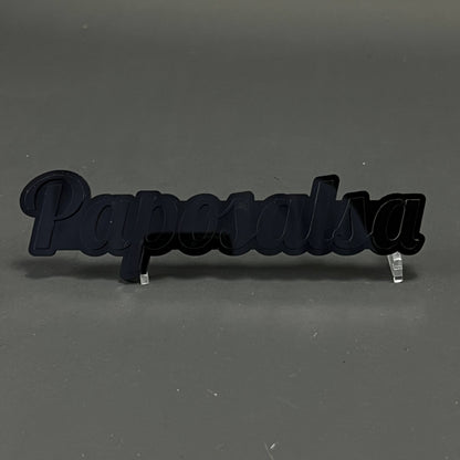 1PC Paposalsa 3D Acrylic Badge - Car Truck Emblem Fender Tailgate Trunk Sticker