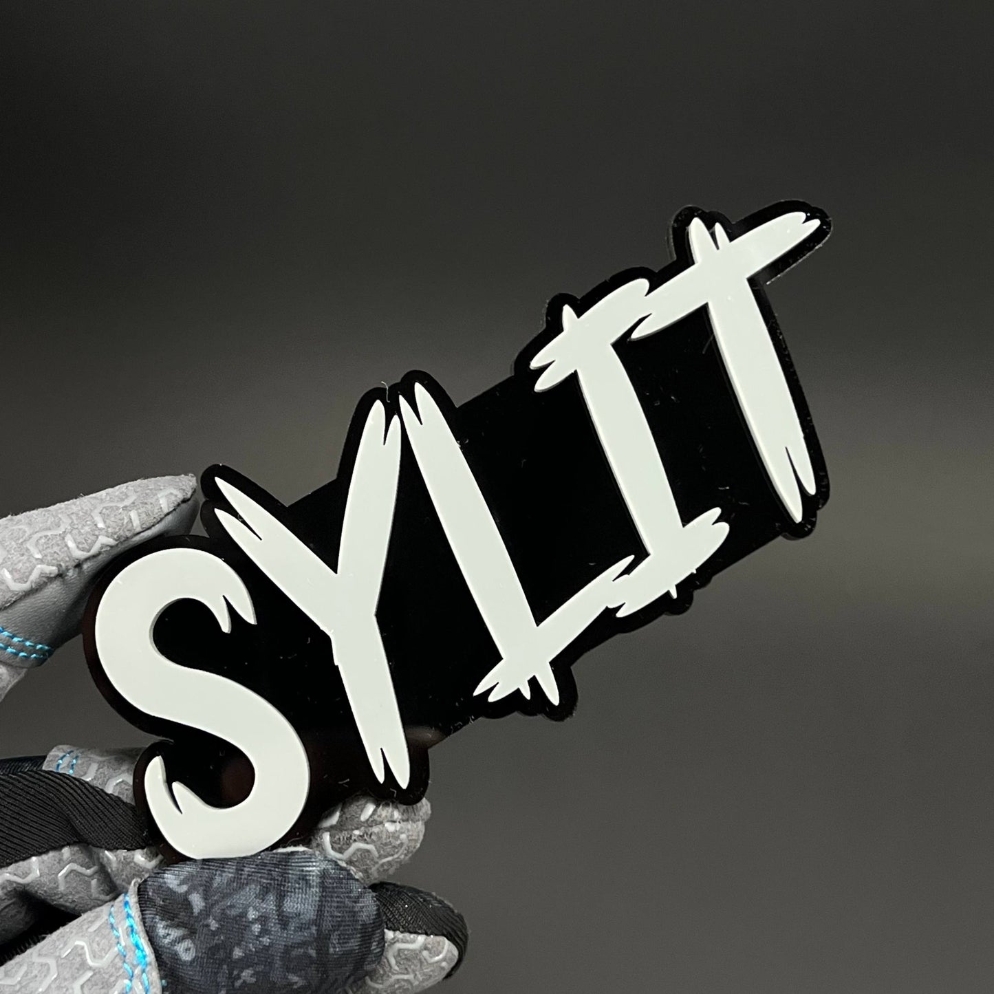 1PC SYLIT 3D Acrylic Badge - Car Truck Emblem Fender Tailgate Trunk Sticker
