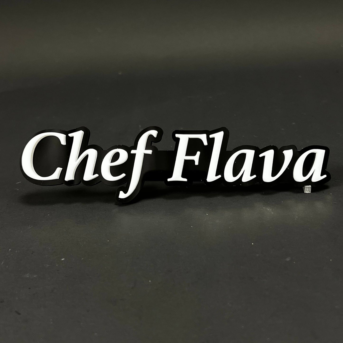 1PC Chef Flava 3D Acrylic Badge - Car Truck Emblem Fender Tailgate Trunk Sticker