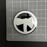 1PC Axe Emblem 3D Acrylic Badge - Car Truck Emblem Fender Tailgate Trunk Sticker