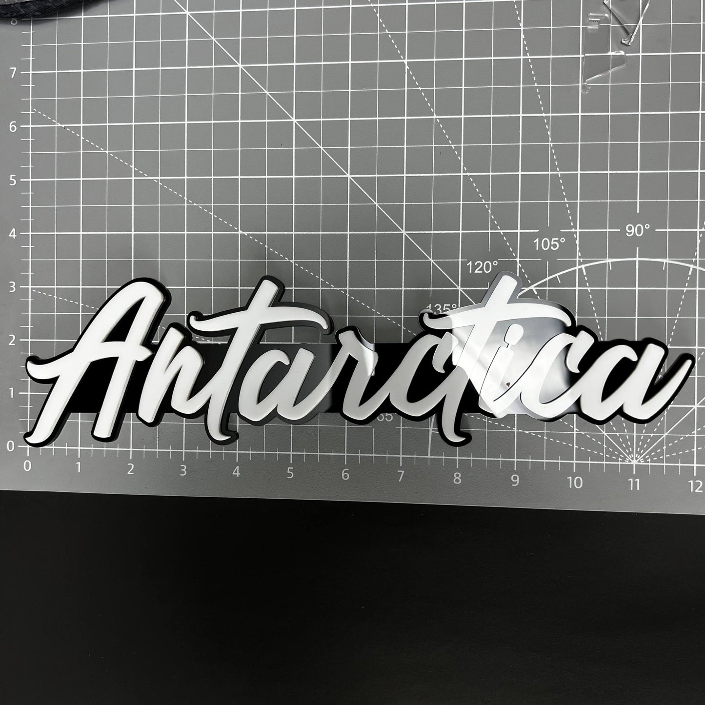 1PC Antarctica 3D Acrylic Badge - Car Truck Emblem Fender Tailgate Trunk Sticker