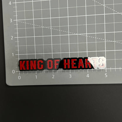 1PC KING OF HEARTS 3D Acrylic Badge - Car Truck Emblem Fender Sticker