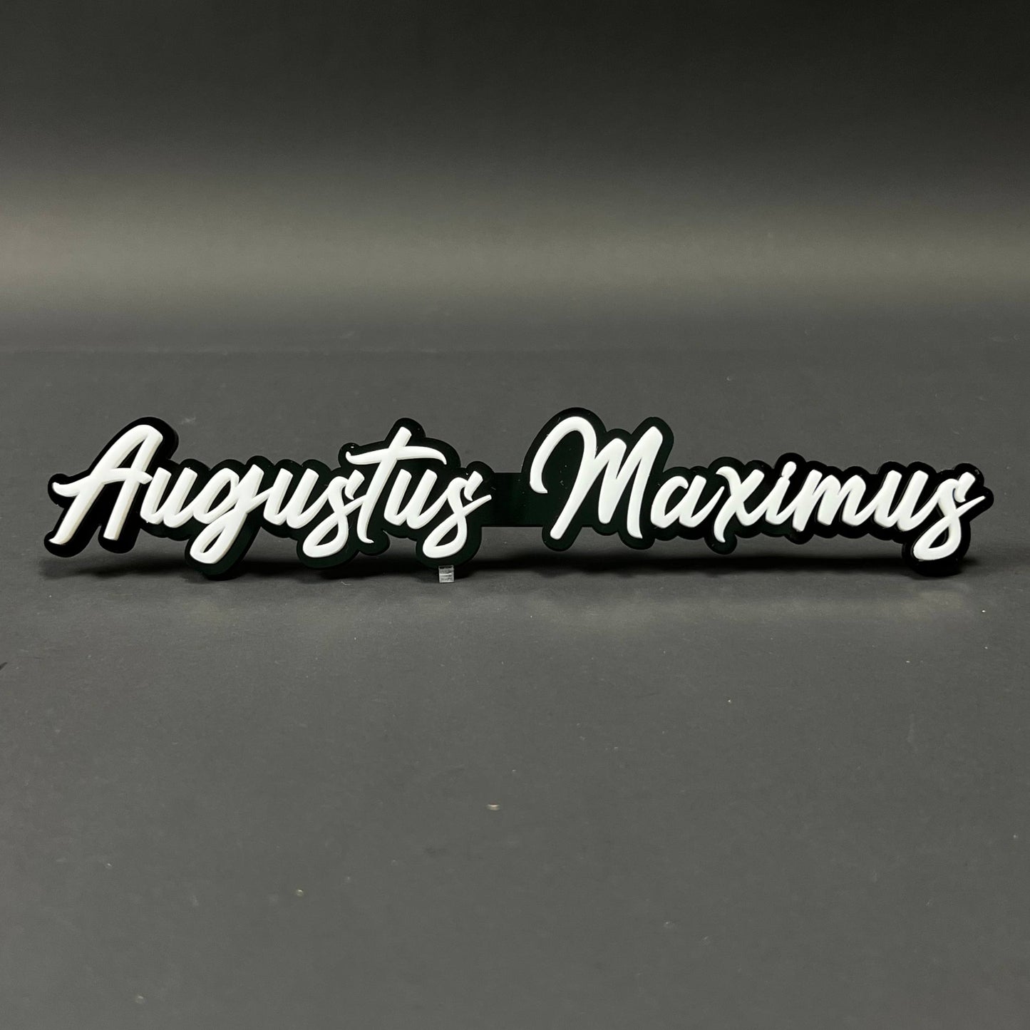 1PC Augustus Maximus 3D Acrylic Badge - Car Truck Emblem Fender Sticker