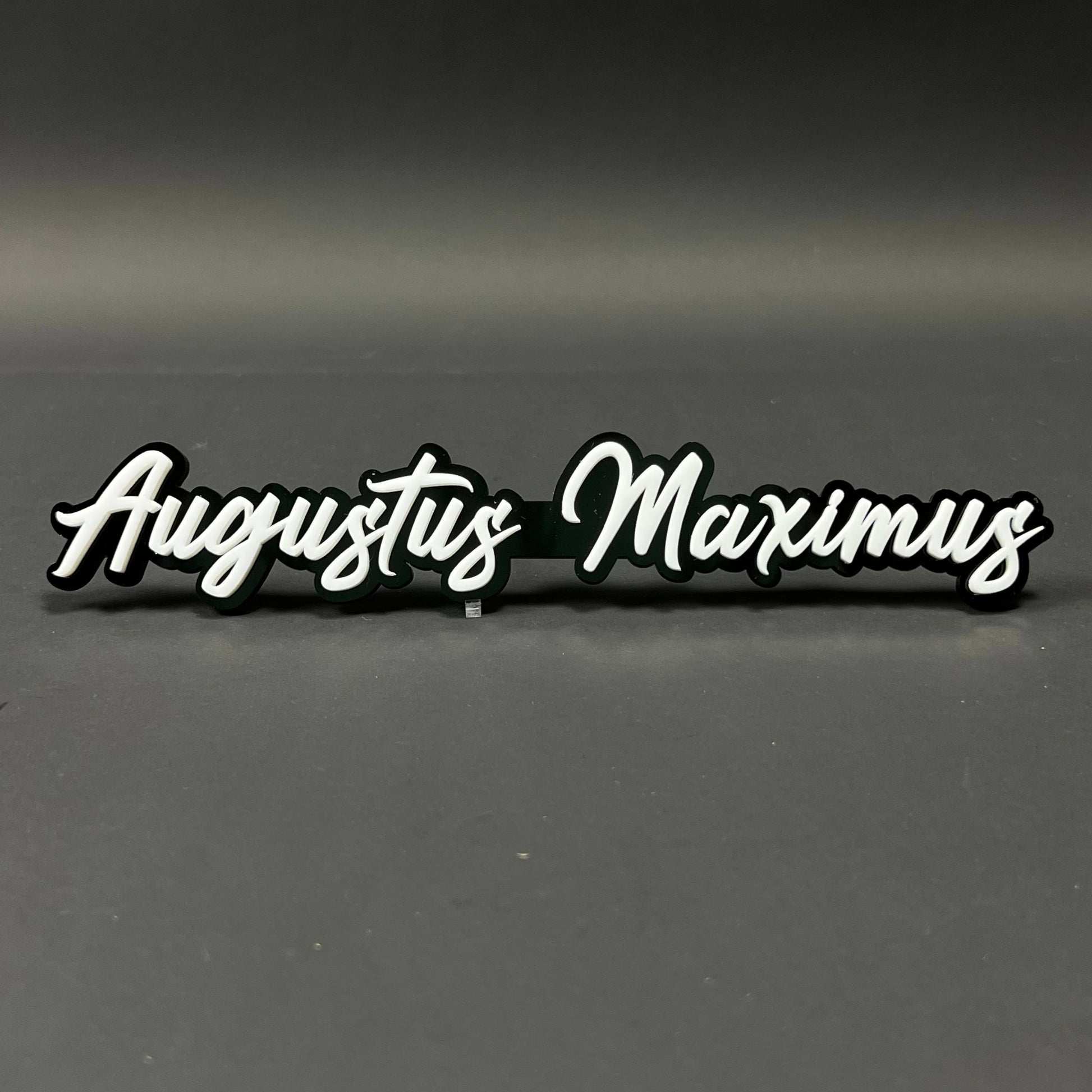 1PC Augustus Maximus 3D Acrylic Badge - Car Truck Emblem Fender Sticker
