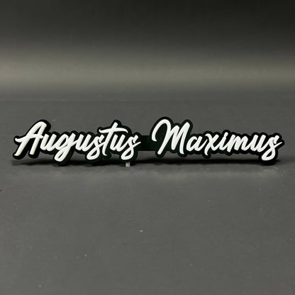 1PC Augustus Maximus 3D Acrylic Badge - Car Truck Emblem Fender Sticker