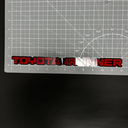 1PC TOYOTA 4RUNNER 3D Acrylic Badge - Car Truck Emblem Fender Sticker