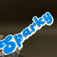 1PC Sparky 3D Acrylic Badge - Car Truck Emblem Fender Tailgate Trunk Sticker