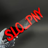 1PC SLO_PNY 3D Acrylic Badge - Car Truck Emblem Fender Tailgate Trunk Sticker