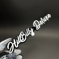 1PC HillBilly Deluxe 3D Acrylic Badge - Car Truck Emblem Fender Sticker