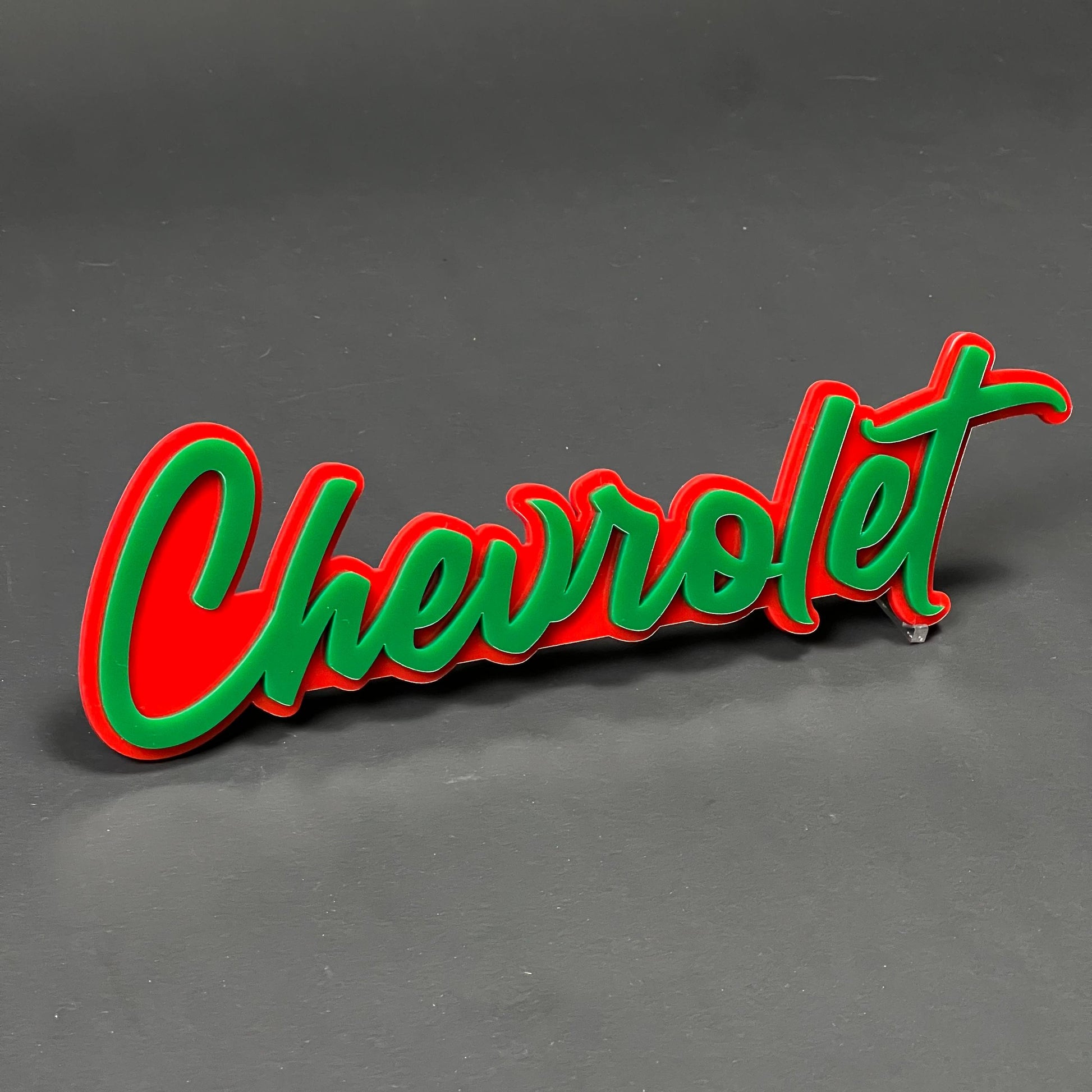 1PC Chevrolet 3D Acrylic Badge - Car Truck Emblem Fender Tailgate Trunk Sticker