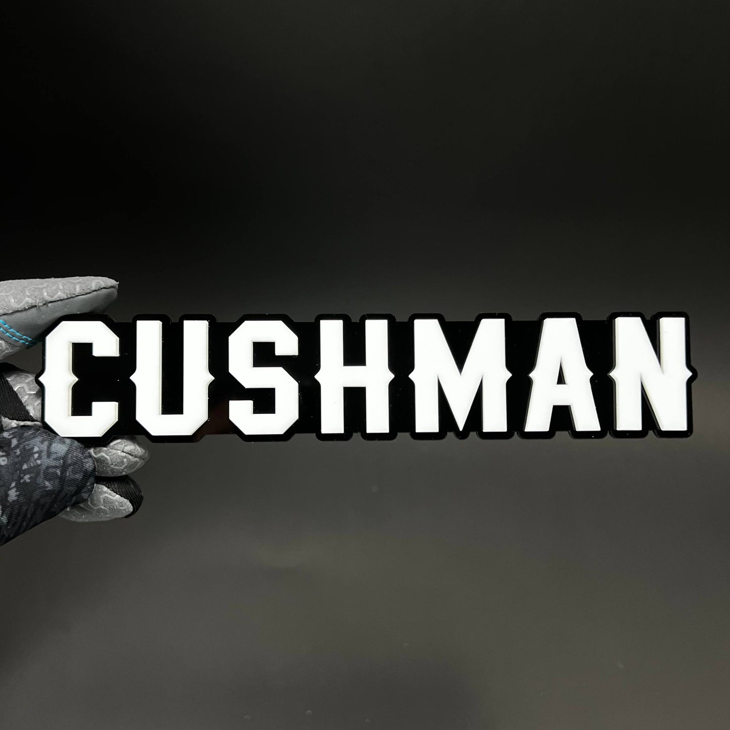 1PC CUSHMAN 3D Acrylic Badge - Car Truck Emblem Fender Tailgate Trunk Sticker