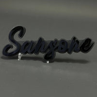 1PC Sansone 3D Acrylic Badge - Car Truck Emblem Fender Tailgate Trunk Sticker