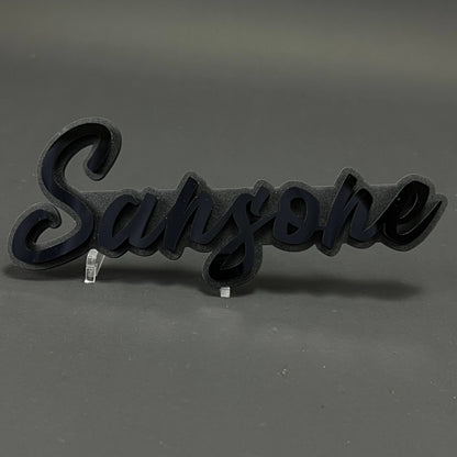 1PC Sansone 3D Acrylic Badge - Car Truck Emblem Fender Tailgate Trunk Sticker