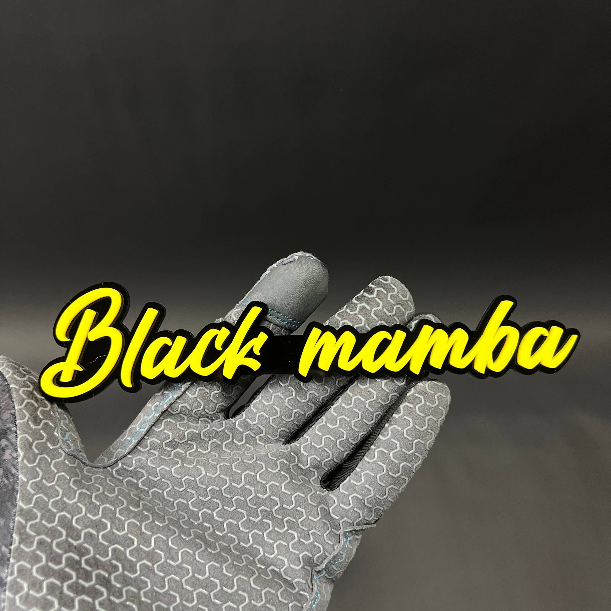 1PC Black mamba 3D Acrylic Badge - Car Truck Emblem Fender Sticker
