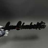 1PC La Chabelita 3D Acrylic Badge - Car Truck Emblem Fender Sticker