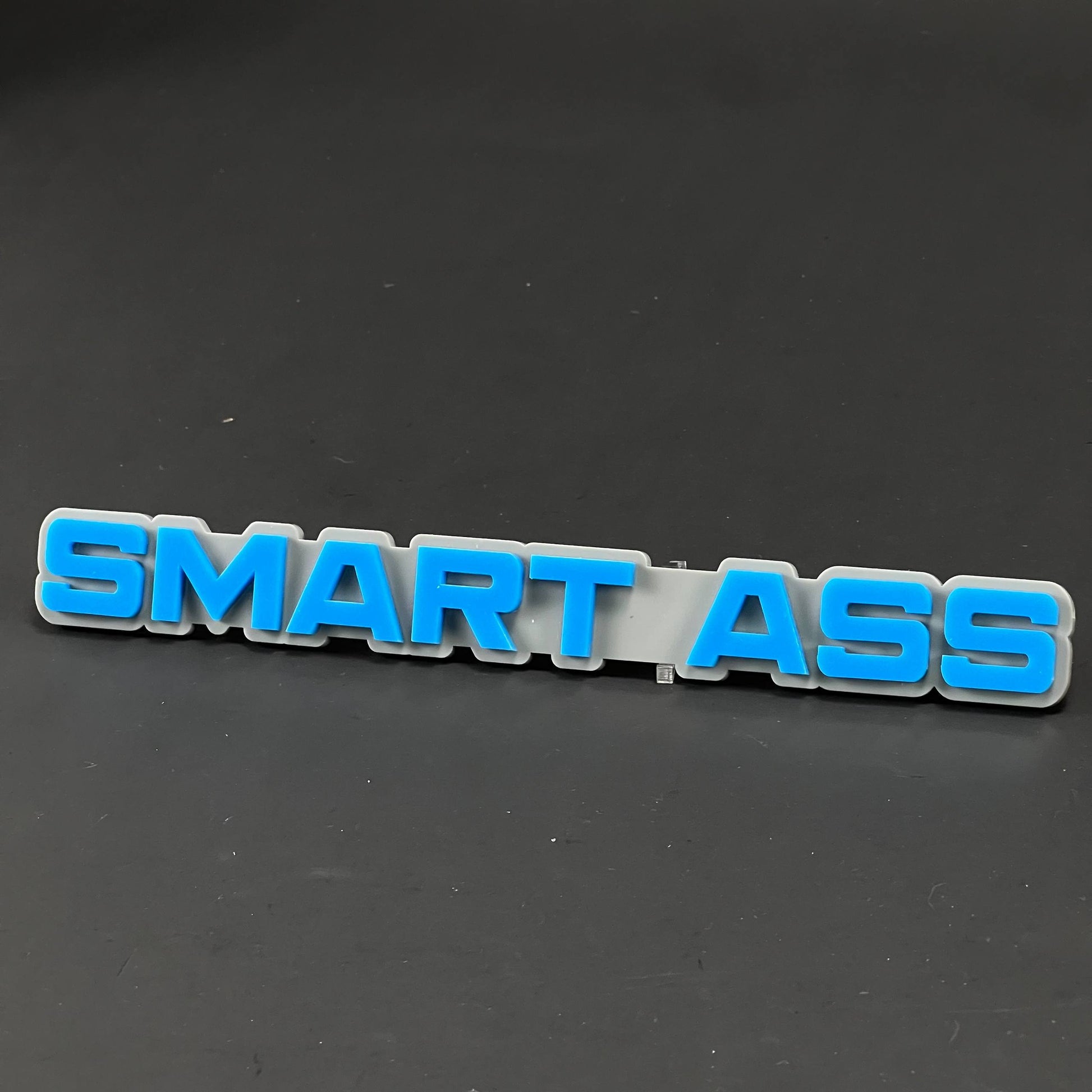 1PC SMART ASS 3D Acrylic Badge - Car Truck Emblem Fender Tailgate Trunk Sticker