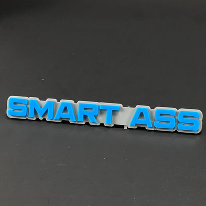 1PC SMART ASS 3D Acrylic Badge - Car Truck Emblem Fender Tailgate Trunk Sticker