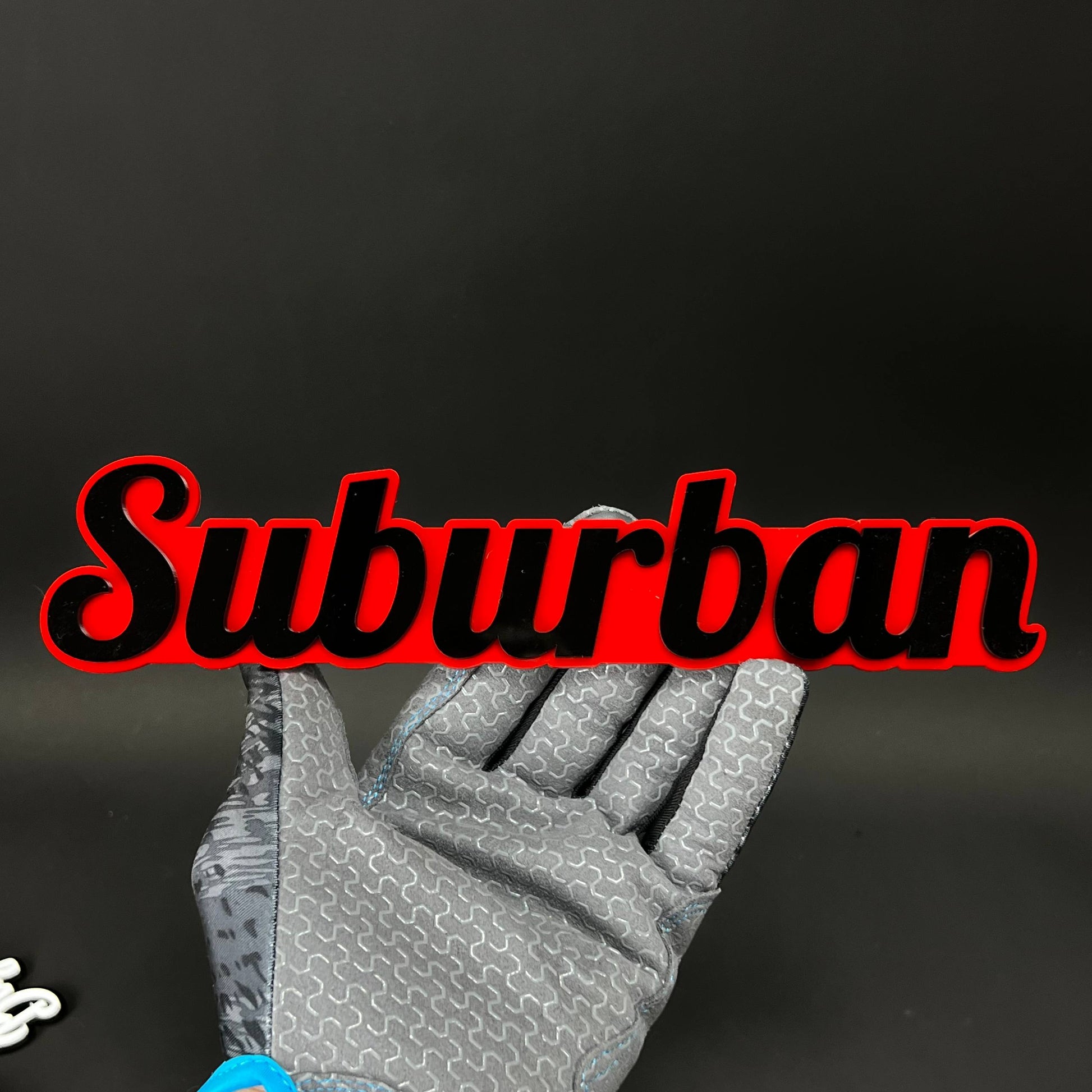 1PC Suburban 3D Acrylic Badge - Car Truck Emblem Fender Tailgate Trunk Sticker
