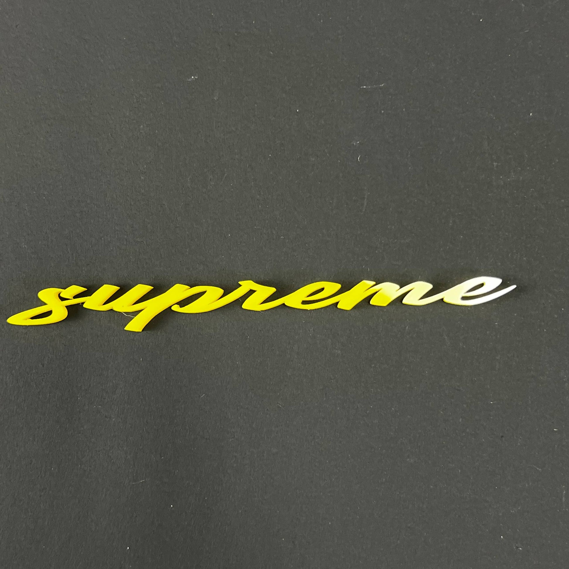 1PC supreme 3D Acrylic Badge - Car Truck Emblem Fender Tailgate Trunk Sticker