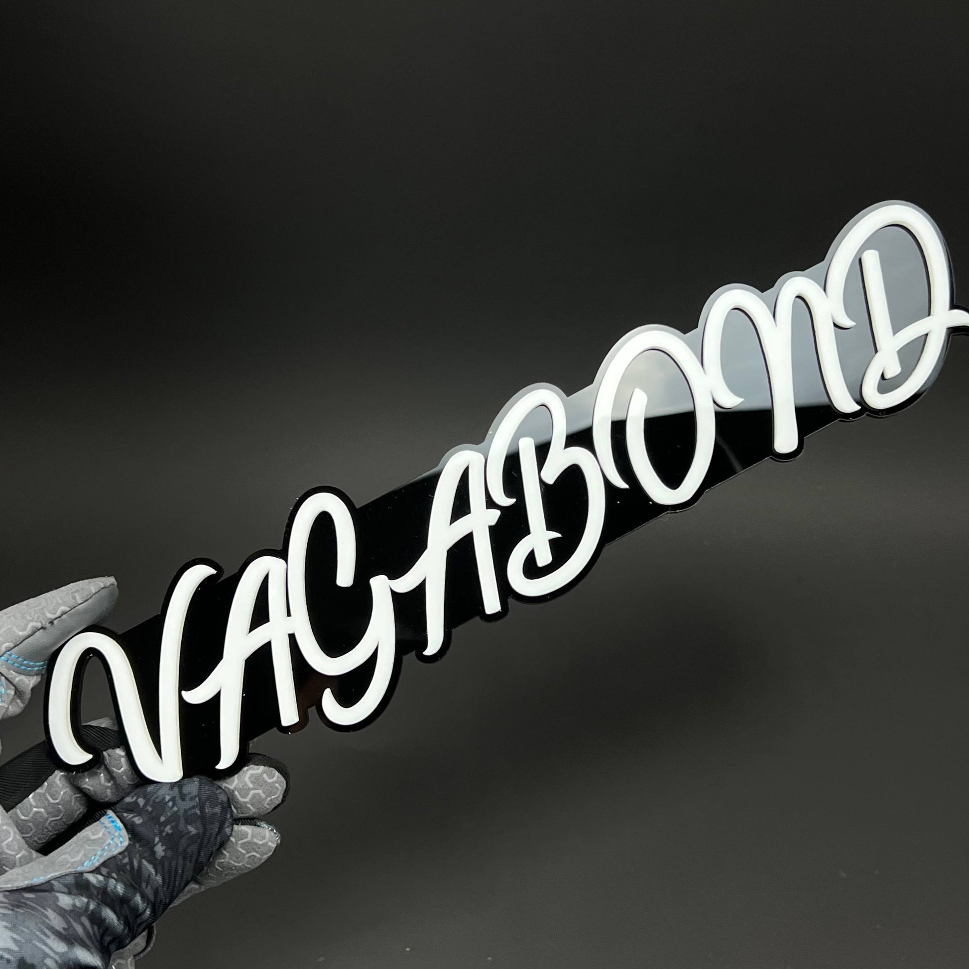 1PC VAGABOND 3D Acrylic Badge - Car Truck Emblem Fender Tailgate Trunk Sticker
