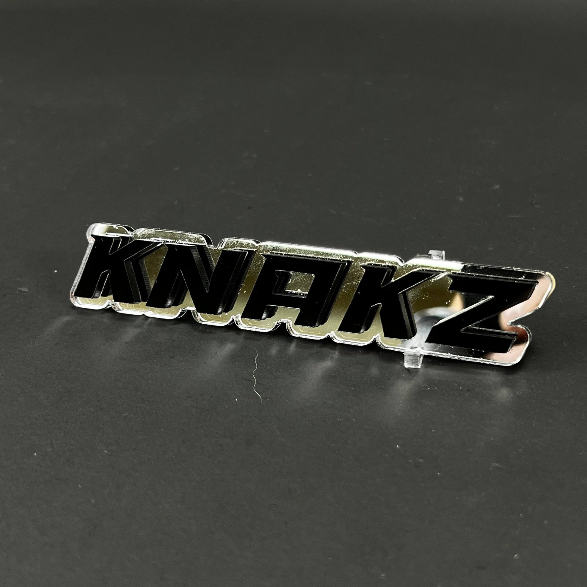 1PC KNAKZ 3D Acrylic Badge - Car Truck Emblem Fender Tailgate Trunk Sticker