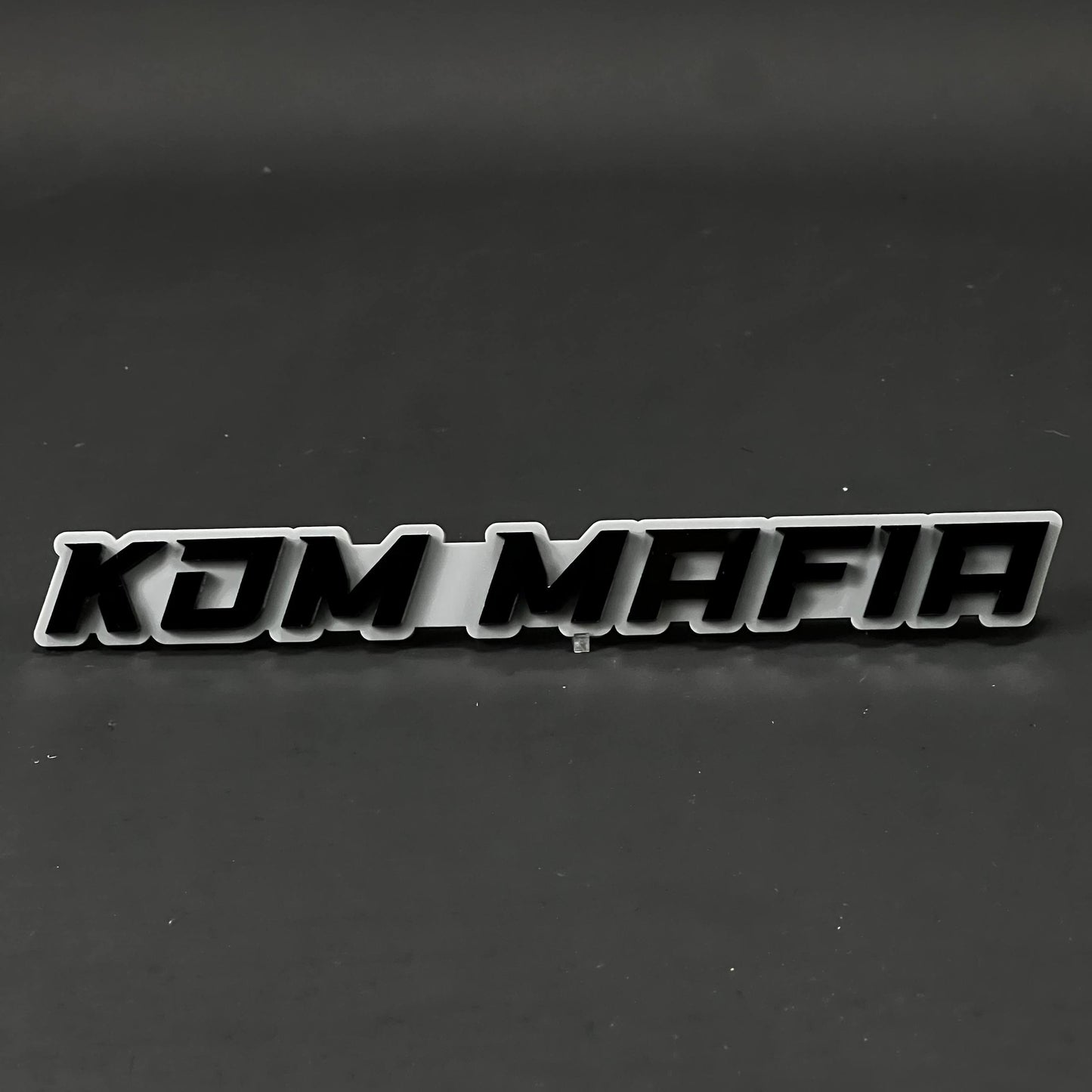 1PC KDM MAFIA 3D Acrylic Badge - Car Truck Emblem Fender Tailgate Trunk Sticker