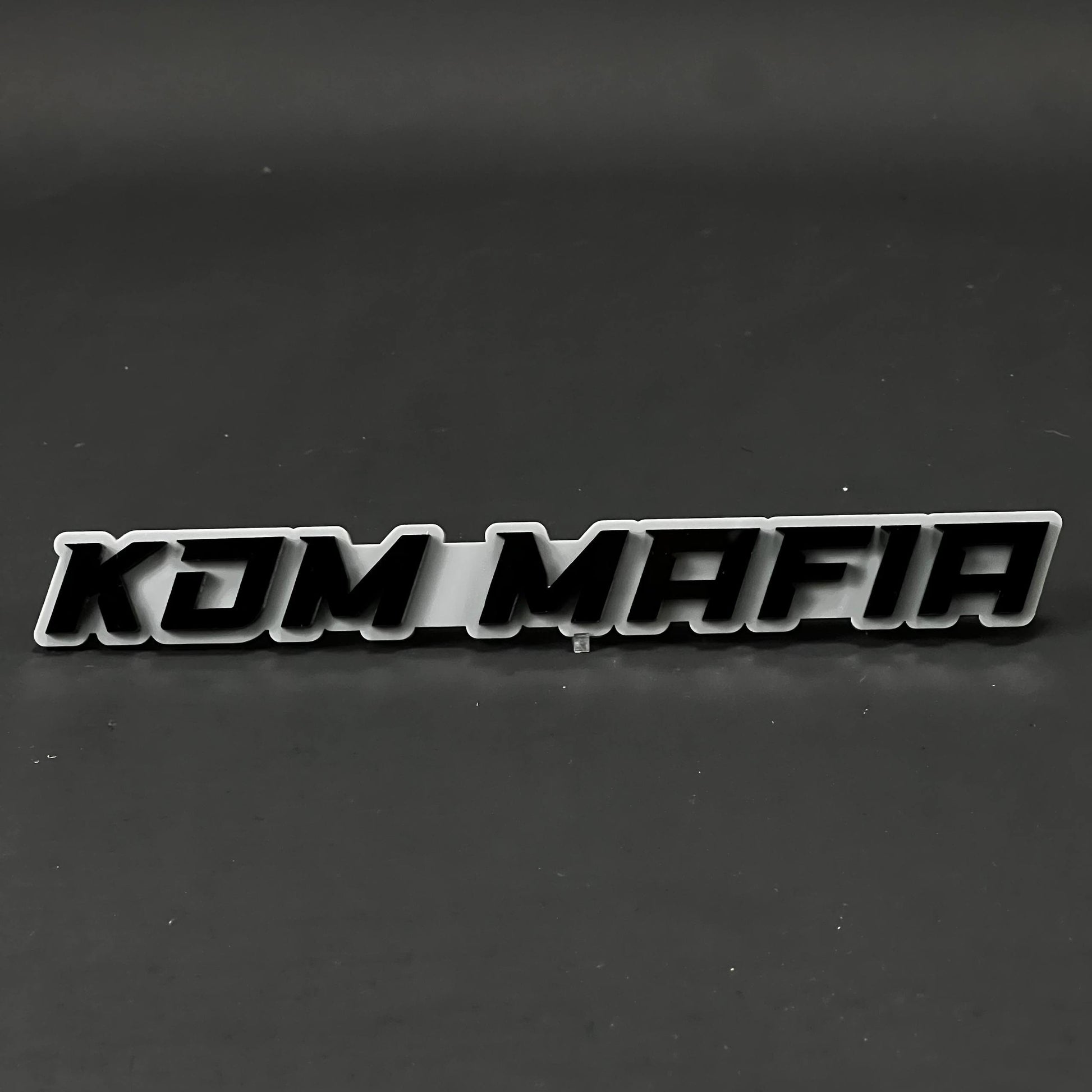 1PC KDM MAFIA 3D Acrylic Badge - Car Truck Emblem Fender Tailgate Trunk Sticker