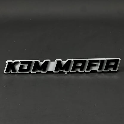 1PC KDM MAFIA 3D Acrylic Badge - Car Truck Emblem Fender Tailgate Trunk Sticker