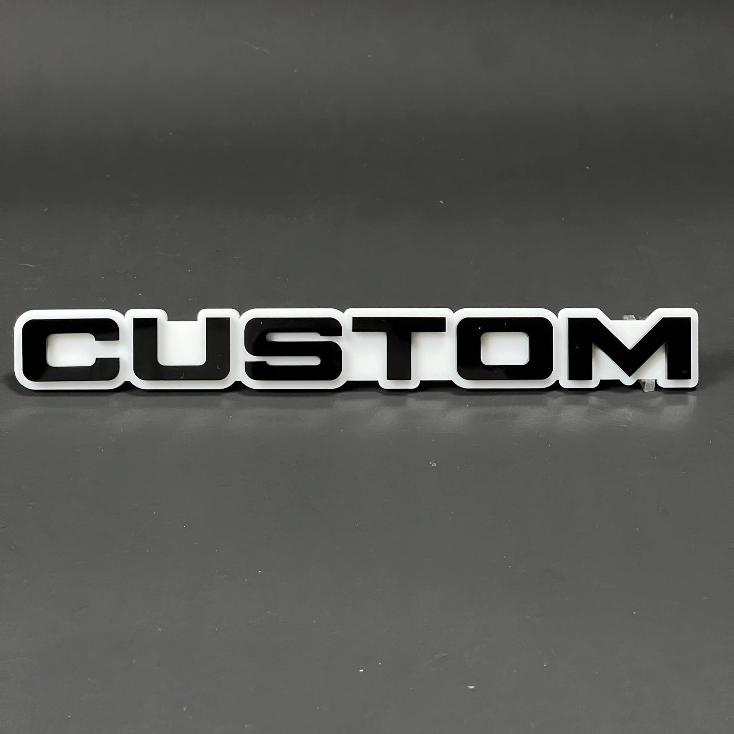 1PC CUSTOM 3D Acrylic Badge - Car Truck Emblem Fender Tailgate Trunk Sticker