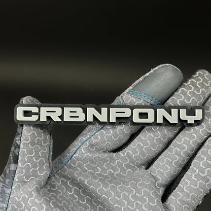 1PC CRBNPONY 3D Acrylic Badge - Car Truck Emblem Fender Tailgate Trunk Sticker