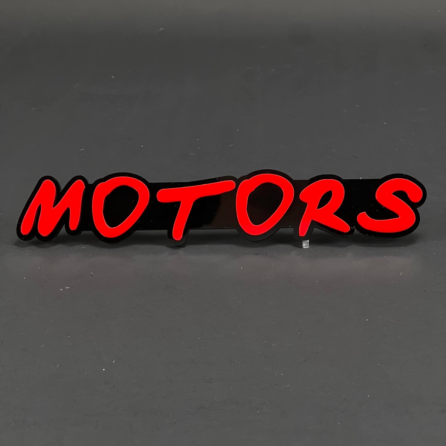 1PC MOTORS 3D Acrylic Badge - Car Truck Emblem Fender Tailgate Trunk Sticker
