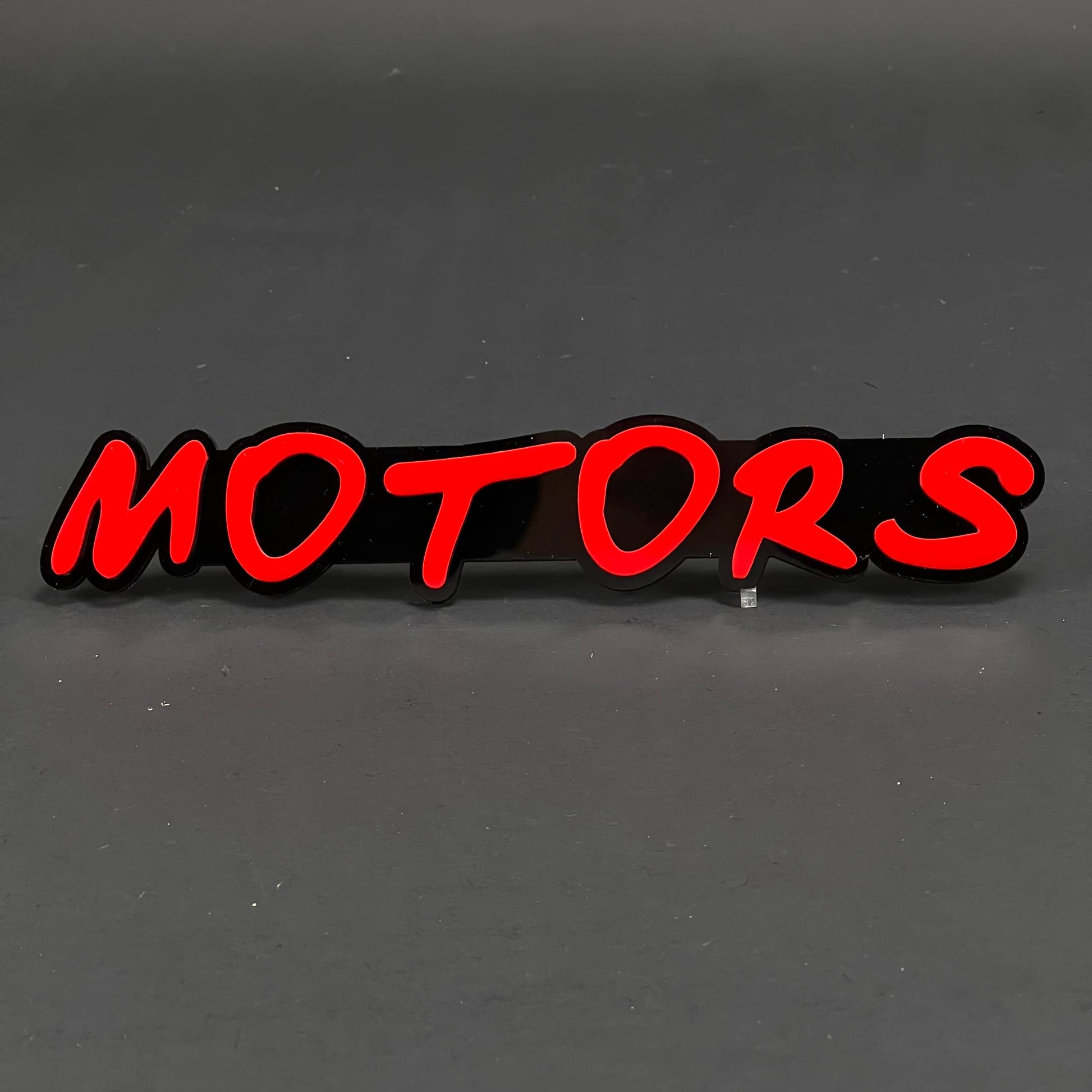 1PC MOTORS 3D Acrylic Badge - Car Truck Emblem Fender Tailgate Trunk Sticker