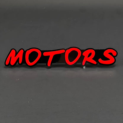 1PC MOTORS 3D Acrylic Badge - Car Truck Emblem Fender Tailgate Trunk Sticker