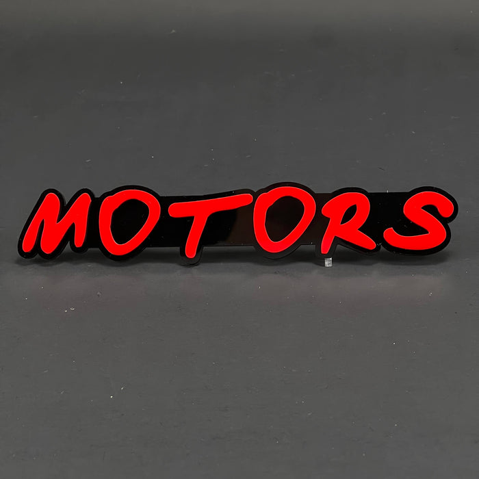 1PC MOTORS 3D Acrylic Badge - Car Truck Emblem Fender Tailgate Trunk Sticker