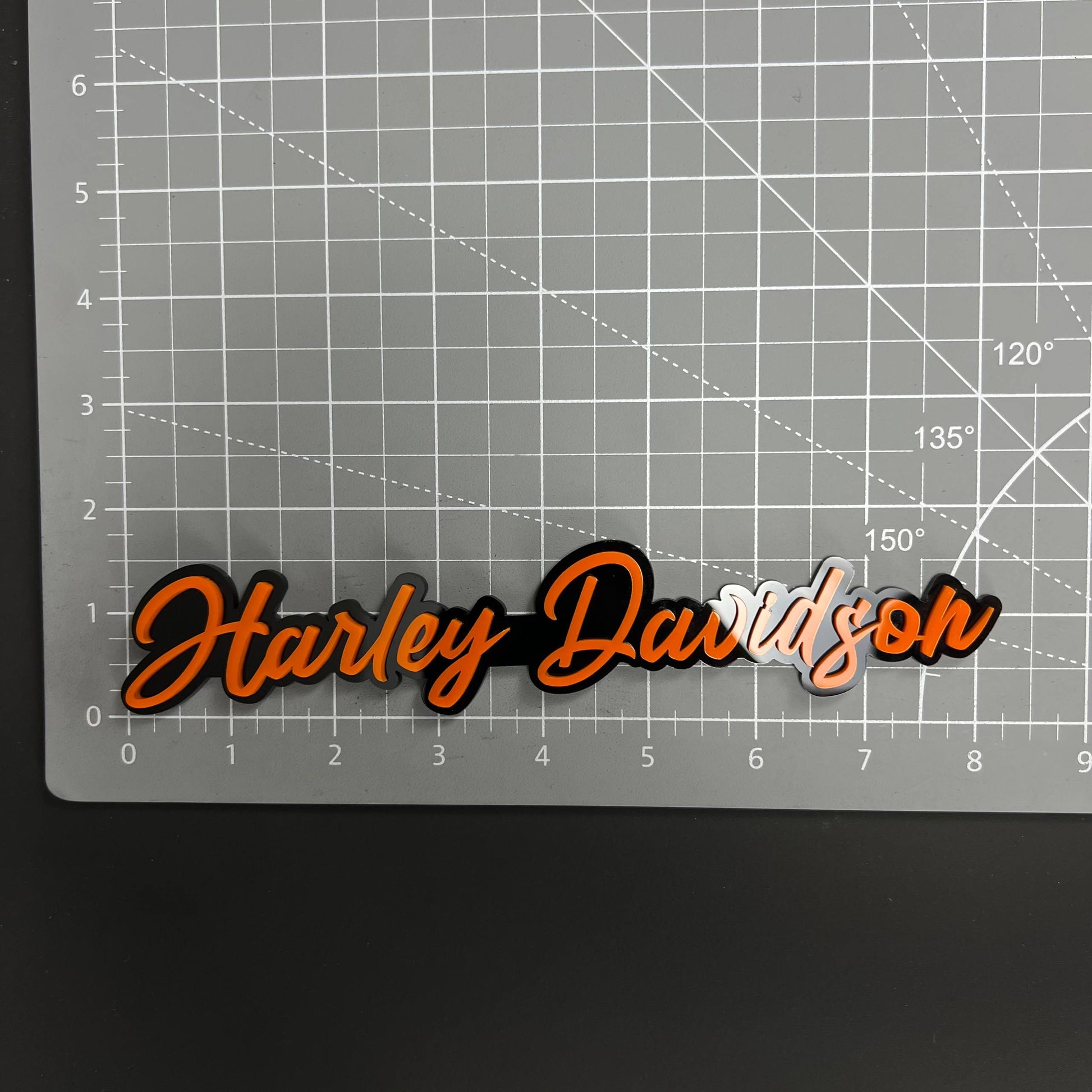 1PC Harley Davidson 3D Acrylic Badge - Car Truck Emblem Fender Sticker