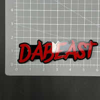 1PC DABEAST 3D Acrylic Badge - Car Truck Emblem Fender Tailgate Trunk Sticker