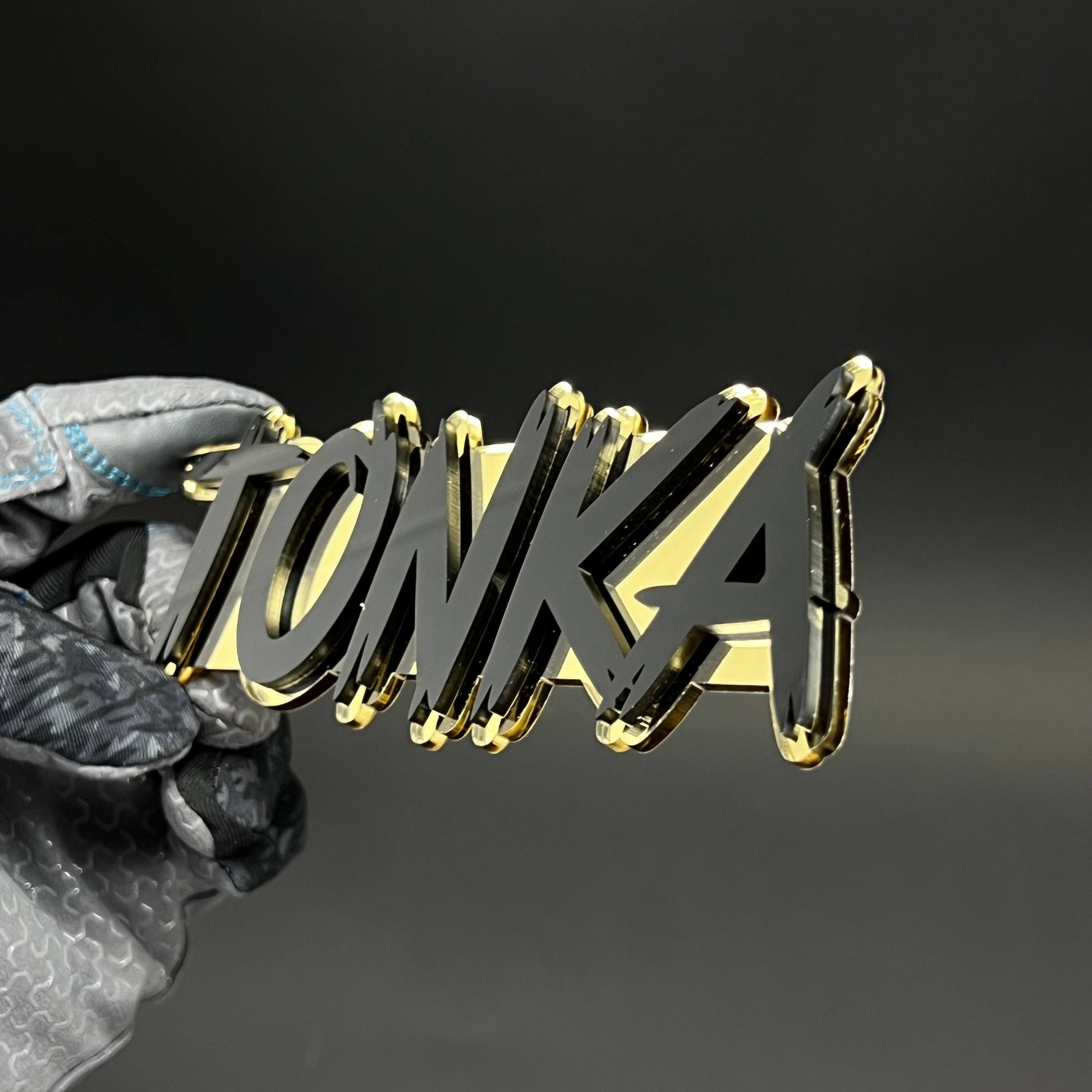 1PC TONKA 3D Acrylic Badge - Car Truck Emblem Fender Tailgate Trunk Sticker