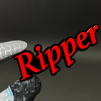 1PC Ripper 3D Acrylic Badge - Car Truck Emblem Fender Tailgate Trunk Sticker